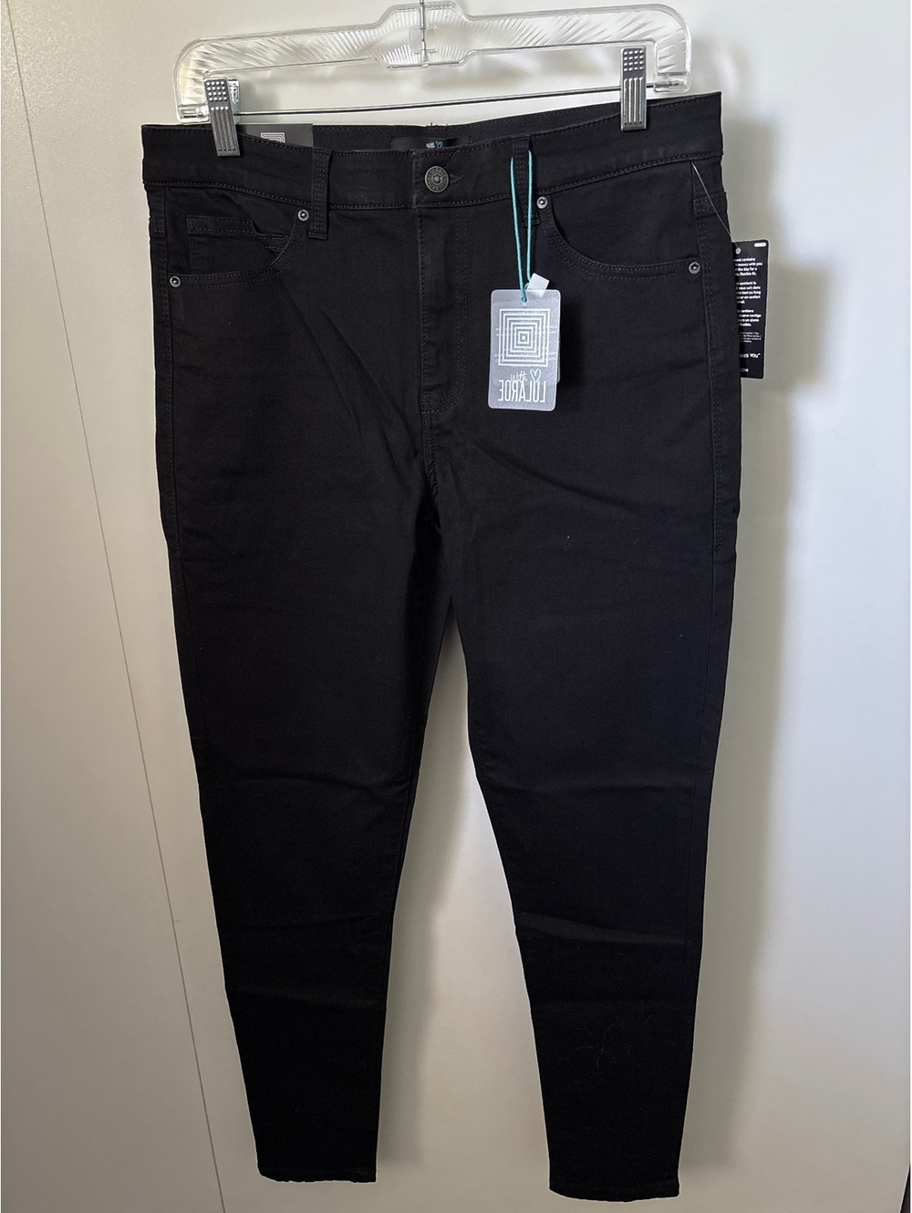 NWT Lularoe Skinny Jeans Black, Women’s 30 - Picture 2 of 5